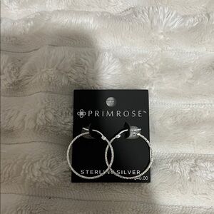 Sterling Silver Hoop Earrings